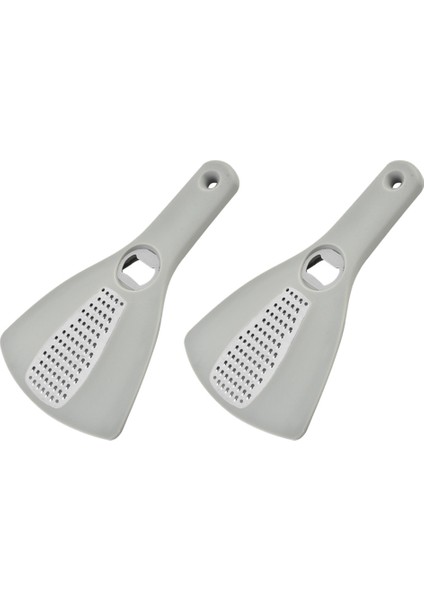 Şişe Açıcı Grater Iki Tek Bir Alet, Sebze Grateri, Bira Kapağı Açıcı Mutfak Yardımcı Hediye Gri (Yurt Dışından)
