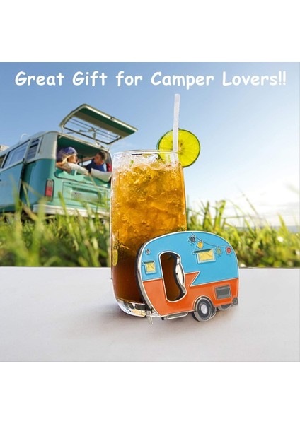 Şişe Açıcı Manyetik ile Buzdolabı Mıknatıslı Çıkartma, Rv-Camper Şişe Açıcı Karavan Şişe Açıcı Benzersiz Bira Hediyesi (Yurt Dışından) indirimleri