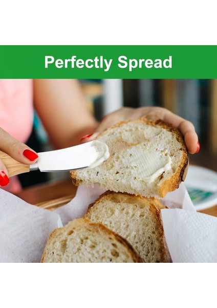 10PCS Peynir Serpme Bıçakları, Ahşap Saplı Mini Tereyağı Bıçağı Yırtıcı, Paslanmaz Çelik Peynir Bıçak Seti (Yurt Dışından) modelleri