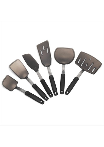 Esnek Silikon Turner Spatula, Isıya Dayanıklı Yapışmaz Mutfak Eşyaları, Yemek Pişirme ve Pişirme Için Paletler (Yurt Dışından)