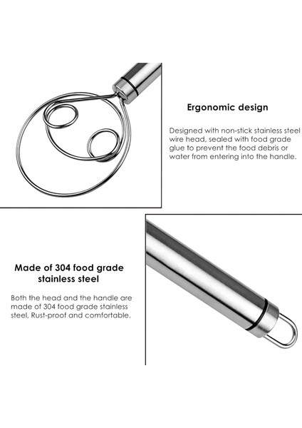 Danimarkalı Ekmek Hamur Çırpma Paslanmaz Çelik Dutch Dutch Hamur Çırpma Puanlama Aracı Ekmek, Hamam Veya Pizza Için Kek Araçları (Yurt Dışından) indirimleri
