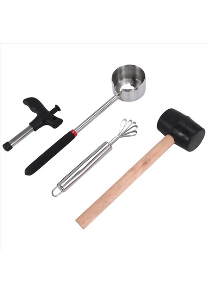 4pcs Hindistancevizi Açıcı Alet Paslanmaz Çelik Hindistan Cevizi Açıcı Matkap Kesme Deliği Alet Meyve Açıcıları Araçlar Dayanıklı (Yurt Dışından) fiyatları