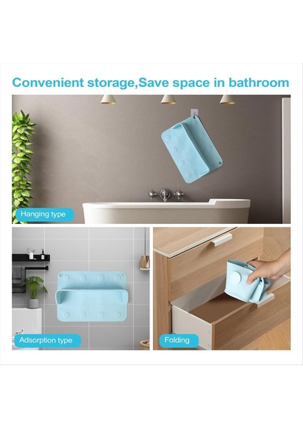 Küvet Sıçrama Koruyucusu Uygun Duş Sıçrama Koruyucusu - 8 Güçlü Kavrama Silikon Vantuz Sıçrama Koruyucusu Küvet Mavisi Için (Yurt Dışından) fiyatları