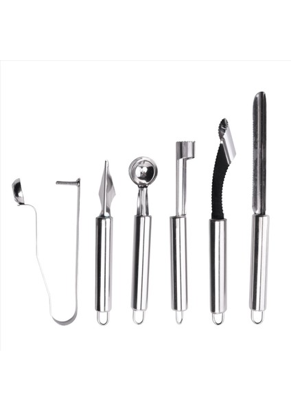 6 Adet Jalapeno Pepper Corer Araçları, Paslanmaz Çelik Meyve ve Sebze Cori, Kiraz Pitter Kabak Corer (Yurt Dışından)