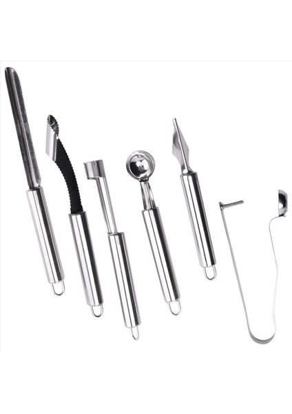 6 Adet Jalapeno Pepper Corer Araçları, Paslanmaz Çelik Meyve ve Sebze Cori, Kiraz Pitter Kabak Corer (Yurt Dışından) fiyatları