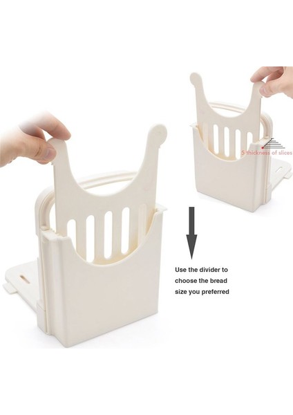 Ekmek Dilimleyici, Katlanabilir Ekmek Tost Dilimleyici Sandviç Tost Dilimleme Makinesi- Hızlı ve Güvenli Eşit Dilimleme Sizin Için Mutfak (Yurt Dışından) fırsatları