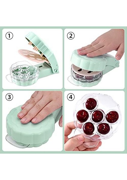 Kiraz Pitter, Kiraz Tohumu Çıkartma, Taşınabilir Kiraz Çekirdeği Çıkartma, Mutfak Gadget Bir Aynı Aynı Anda 6 Kiraz Çıkarma (Yurt Dışından) fiyatları