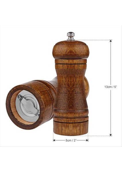 Biber Öğütücü - Biber Değirmeni, Biber Öğütücü, Deniz Tuzu Öğütücü, Ahşap Biber Değirmen Değirmeni Ayarlanabilir 1 Adet S (Yurt Dışından) indirimleri