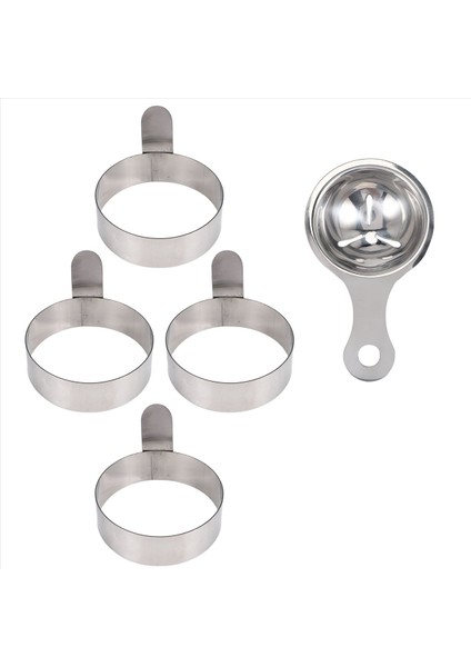 4 Pcs Paslanmaz Çelik Yumurta Yumurta Yumurtası Yumurta Şoku Yapılır Yapılmayan Yemek Halkaları Omlet Kalıp 1 Yumurta Ayırıcı Mutfak Pişirme Aletleri Içerir (Yurt Dışından) modelleri
