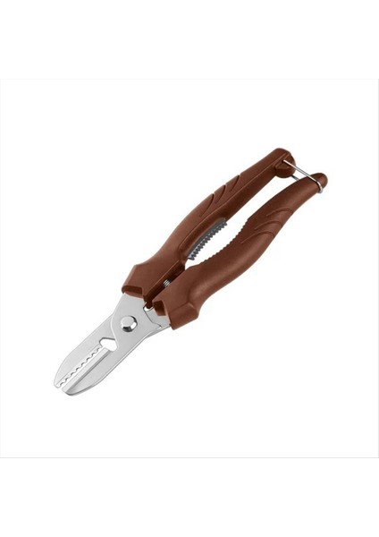 Çok Amaçlı Kestane Klipsi Kolay Kestane Mutfak Çubuğu Temizlenmesi Kilit Tasarım Somun Aracı ile Kestane Makasları, Kahverengi (Yurt Dışından)