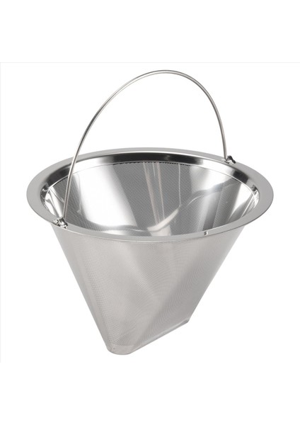 Koni Kahve Filtresi Yeniden Kullanılabilir Paslanmaz Çelik Malzeme Saplı (Yurt Dışından) fiyatları