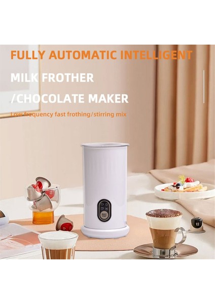 Süt Frother Electric, 11.8OZ/350ML Süt Çılgın ve Vapur, Otomatik Sıcak ve Soğuk Köpük Makinesi, Kahve Frother Ab Fişi (Yurt Dışından) modelleri