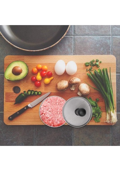 Hamburger Press Patty Maker Set Yapışmaz Et Patty Basınç Tutamak Patty Burger Üreticisi Ev ve Mutfak, Siyah (Yurt Dışından) fırsatları