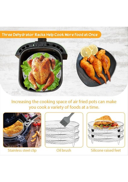 Hava Fryer Rafı Tun Toa Yayrak Yapılıklı Kurtucu Rafları Paslanmaz Çelik Hava Fritöz Sepet Tepsi Hava Fritöz Aksesuarları (Yurt Dışından) indirimleri
