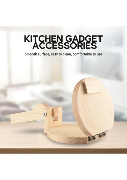 Ahşap Tortilla Press Dumpling Cilt Maker Presser Chapati Roti Taco Mısır Maker Presleme Araçları Mutfak Gadget Aksesuarları (Yurt Dışından) fırsatları
