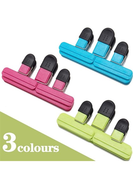9 Paket Çip Klipsleri, Gıda Çantası Klipsleri (3 Büyük ve 6 Küçük Boyut), Mutfak Klipsleri Yonga Çantası Sızdırmazlık Klipsleri (Yurt Dışından) fırsatları