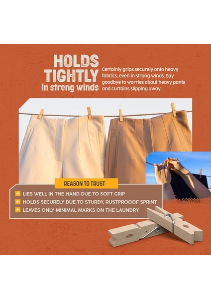 100 Adet Ahşap Manyspinler, Kıyafet Rafları, El Sanatları ve Ev Kullanımı Için Mükemmel, Hava Koşullarına Dayanıklı, Uzun Ömürlü, Çok Yönlü (Yurt Dışından) fiyatları