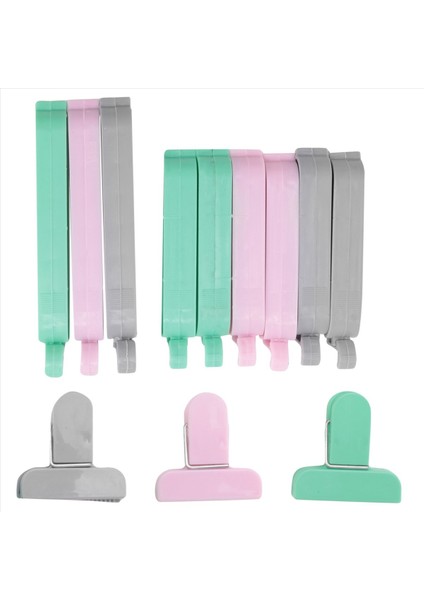 12 Adet Sızdırmazlık Çipleri Gıda Çantası Depolama Klipsleri Atıştırmalık ve Çay Poşetleri Için Renkli Sandviç Mutfak Klipleri Patates Cipsleri Sturdy (Yurt Dışından) modelleri