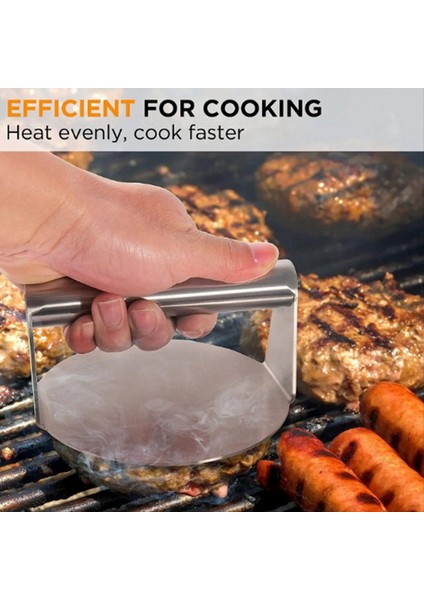 Paslanmaz Çelik Hamburger Et Pres Pres Dairesel Kare Burger Et Pres Mutfak Alet Et Pres Tabağı (Yurt Dışından) modelleri