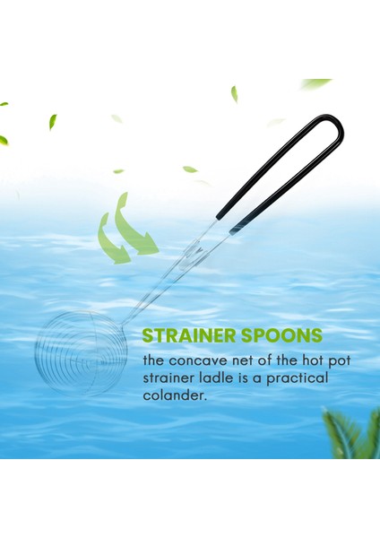 Hot Pot Süzgeç Kepçeleri Paslanmaz Çelik Strip Süzgeç Kaşıkları Mesh Skimmer Kaşık Asya Süzgeç Kepçesi Sap (Yurt Dışından) modelleri