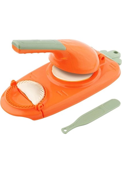 Hamurlama Maker 2 Inç 1, Taşınabilir Manuel Hamurlu Maker Çok Fonksiyonlu Dıy Manuel Hamur Pres Kalıplar Turuncu Set (Yurt Dışından)