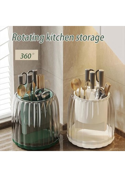 360 ° Dönen Kapasite Pişirme Madde Tutucu, Tezgah Için Zaman Tutucu, Çatal Için Düzleyici Tutucu, Plastik Eden Rafb (Yurt Dışından) modelleri