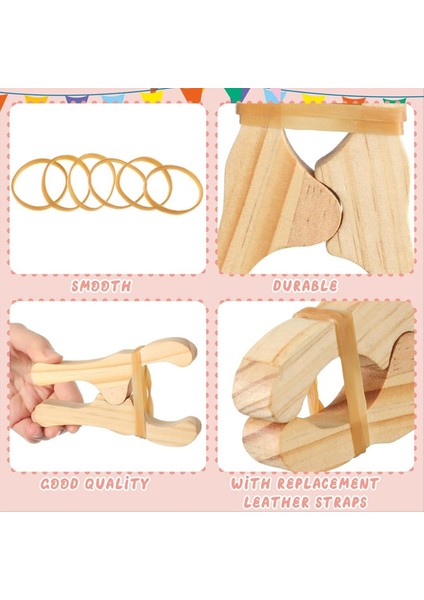 Perdeler, Gardıroplar, Balkon, Yaratıcı Ahşap Klipler Için 6 Paket Ahşap Oyun Klipsleri (Yurt Dışından) fiyatları