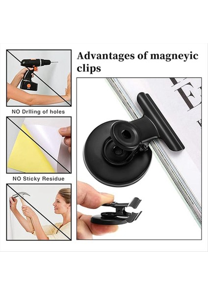 10 Adet Manyetik Klipsler Buzdolabı Mıknatıs Kanca Klipsi Aile Okulu Dondurucu Mutfak Buzdolabı Için (Yurt Dışından) indirimleri