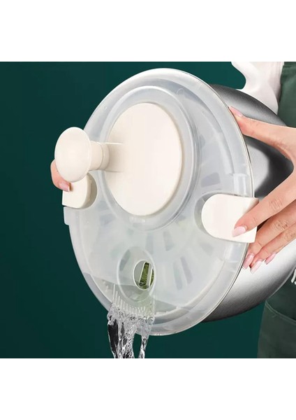 6l Salata Spinner Paslanmaz Çelik Büyük Sebze Yıkayıcı Pp Kapağı Meyve Yıkayıcı Makarna ve Fries Spinner Salata Kurutucu (Yurt Dışından) fiyatları