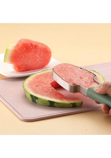 Karpuz Çatal Dilimleyici Kesici, Paslanmaz Çelik Karpuz Popsicle Kesici Karpuz Kesici Kavun Kesici Kremsi Beyaz (Yurt Dışından) indirimleri