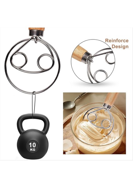 Hamur Çırpma Ekmek Çırpma Premium Paslanmaz Çelik Hamur Çırpma Geleneksel Tarzı Ekmek Hamur Çırpma, Çırpma Aracı (Yurt Dışından) fiyatları