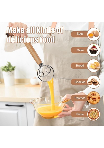 Hamur Çırpma Ekmek Çırpma Premium Paslanmaz Çelik Hamur Çırpma Geleneksel Tarzı Ekmek Hamur Çırpma, Çırpma Aracı (Yurt Dışından) modelleri