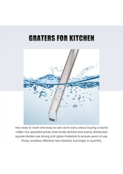 Limon Zester &amp; Cheese Grater - Paslanmaz Çelik - Mutfak Aleti, Hindistan (Yurt Dışından) fiyatları