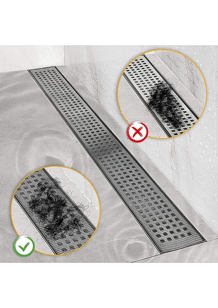 Süzgeç Mutfak Lavabo Kanalizasyon Çıkışı Durdurucu Banyo Örtüleri Tek Kullanımlık Duş Zemin Tahliye Filtresi 70MMX10M (Yurt Dışından) fiyatları