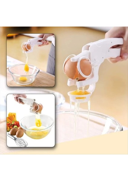 Yumurta Kabuğu Pense El Yapımı Plastik Yumurta Tabaka Yumurta Ayırıcı Mutfak Gadget Yumurta Açıcı (Yurt Dışından) fırsatları
