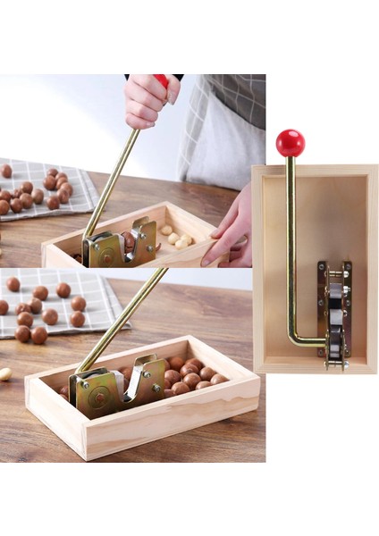 Manuel Macadamia Somun Açıcı Somun Kraker Makinesi Ceviz Fındıkkıran Somun Sheller Aracı Macadamia Somun Açılış (Yurt Dışından) modelleri