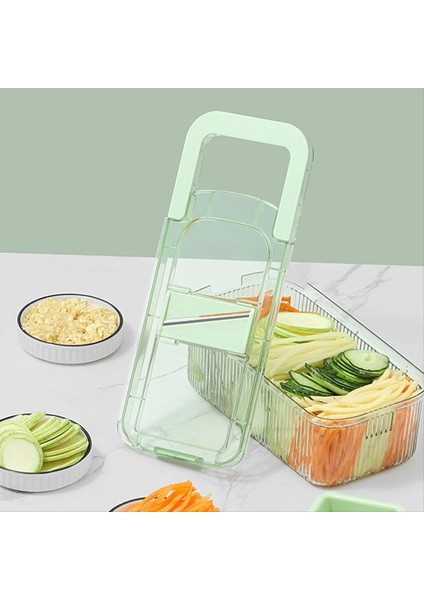 Sebze Kıyıcı, Berrak Kaplı Parçalayıcı, Çok Fonksiyonlu Manuel Gıda Rahmi, Çıkarılabilir Mutfak Dilimleme Aracı A (Yurt Dışından) fırsatları