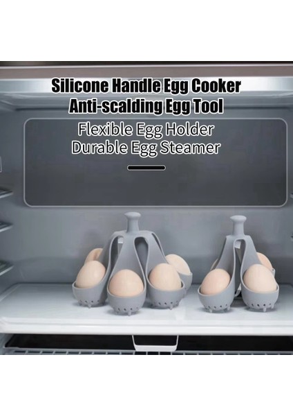4/6 Delik Silikon Yumurta Buharlayıcı Tepsisi Yüksek Sıcaklık Dirençli Yumurta Tenceresi Hızlı Dirençli Saplı Hızlı Pişirme Için (Yurt Dışından) indirimleri