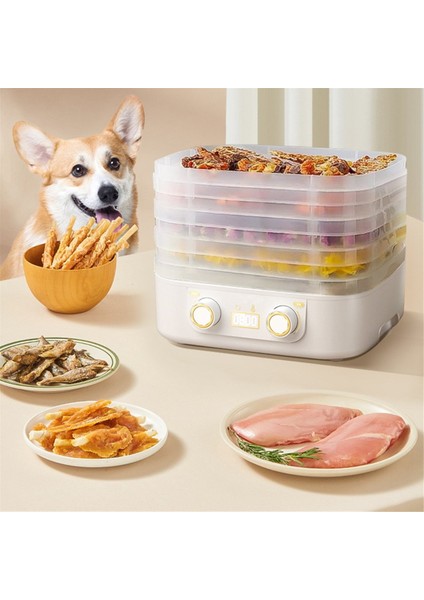 5 Katlı Akıllı Elektrikli Gıda Kurutucu 360 ° Sıcak Hava Kurutma Meyve Sebze Kuru Sığır Sarsıntısı Için Kenatör Makinesi (Yurt Dışından)