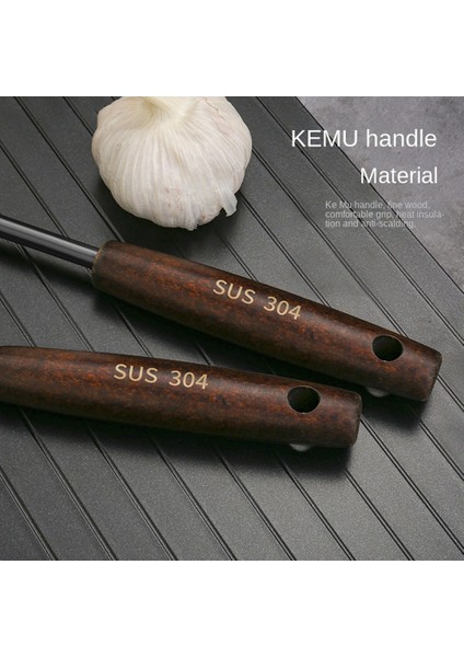 Wok Spatula ve Ladle, Skimmer Ladle Aracı Seti, Wok Için 14 Inç Spatula, 304 Paslanmaz Çelik Wok Spatula (Yurt Dışından) modelleri