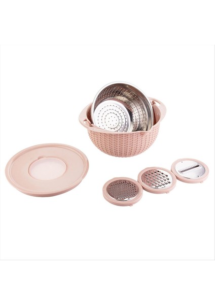 Gıda Süzgeçleri ve Kolanlar Makarna Süzgeç Pirinç Süzgeç Meyve Temizleyici Salata Salata Süzgeçleri Mutfak, Pembe (Yurt Dışından) modelleri