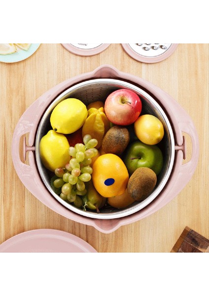 Gıda Süzgeçleri ve Kolanlar Makarna Süzgeç Pirinç Süzgeç Meyve Temizleyici Salata Salata Süzgeçleri Mutfak, Pembe (Yurt Dışından) fırsatları