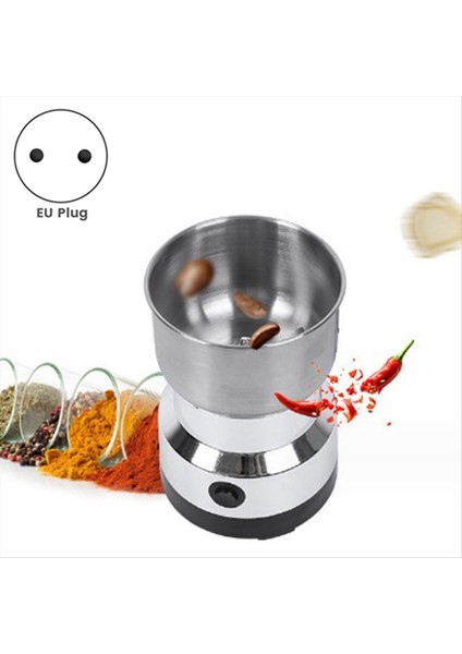 Elektrikli Kahve Öğütücü Paslanmaz Çelik Baharat Öğütücü Aşırı Isıtma Koruması Kahve Bean Eu Fiş Için Kahve Taşlama Mikseri (Yurt Dışından) fırsatları