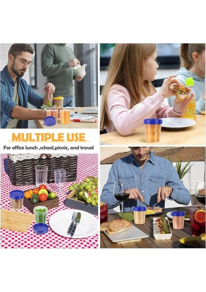 10 Paket 4 Oz Salata Sosu, Kapaklı Küçük Kaplar Sızıntılı Çeşni Kapları Yeniden Kullanılabilir Daldırma Sosu (Yurt Dışından) fırsatları