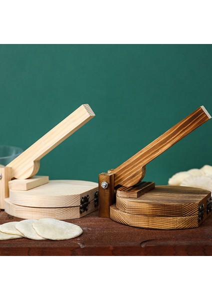 Yükseltilmiş Hamur Presleme Aracı Hamur Basıncı Ahşap Dumping Cilt Hamur Presser Ev Pasta Aracı D (Yurt Dışından) fırsatları