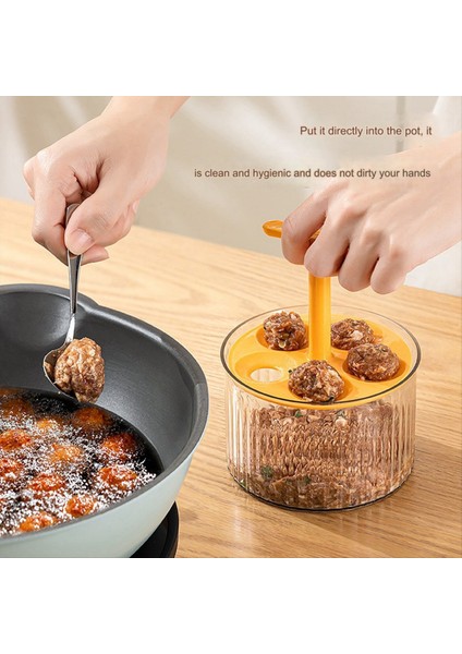 Mutfak Mot Baller Maker Pres Aracı, Kapaklı Depolama Kontuşım, Dıy Easy Köfte Maker Kalıp (Yurt Dışından) modelleri