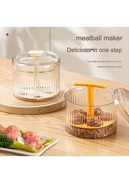 Mutfak Mot Baller Maker Pres Aracı, Kapaklı Depolama Kontuşım, Dıy Easy Köfte Maker Kalıp (Yurt Dışından) indirimleri