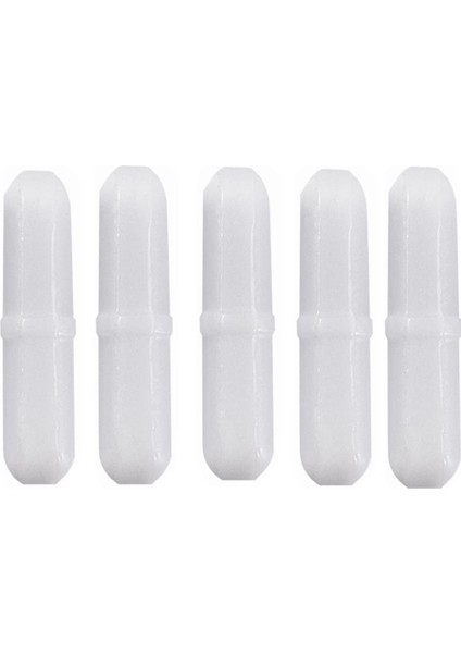 5pcs 30MM/ 1.2 Inç Ptfe Manyetik Karıştırıcı Karıştırıcı Karıştırma Çubuğu, Beyaz Renk, Karıştırma Çubuğu Manyetik, Lab (Yurt Dışından)