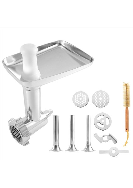 Phisinic &amp; Kitchenaid Stand Mixer, Et Öğütücü Aksesuarları, Sosis Dolgulu Ekleme Için Metal Gıda Öğütücü Ek (Yurt Dışından) modelleri