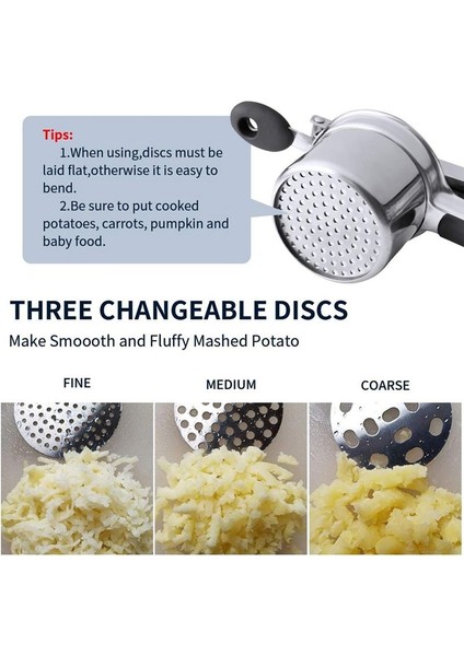 Patates Tasher Patates Ricer Pres Patates Püresi Püre Meyve Sebze Squeezer Meyve Sağı Pres Yapıcı Mutfak Aleti (Yurt Dışından)
